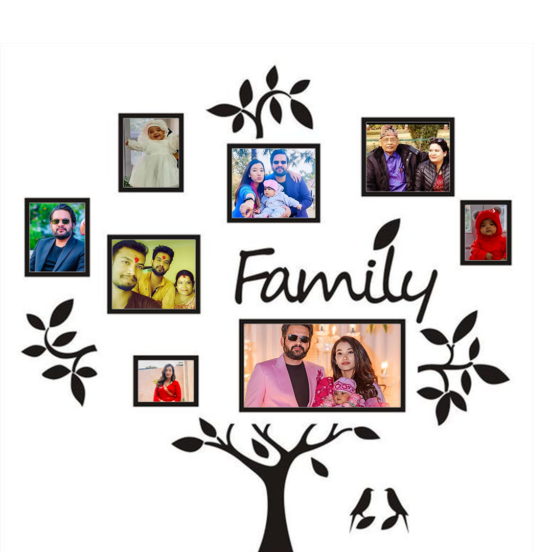 Family tree visualization for Balen Shah by Nani Baral