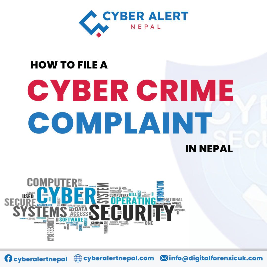 How to file cyber crime complaint in nepal - Social Media Post Design